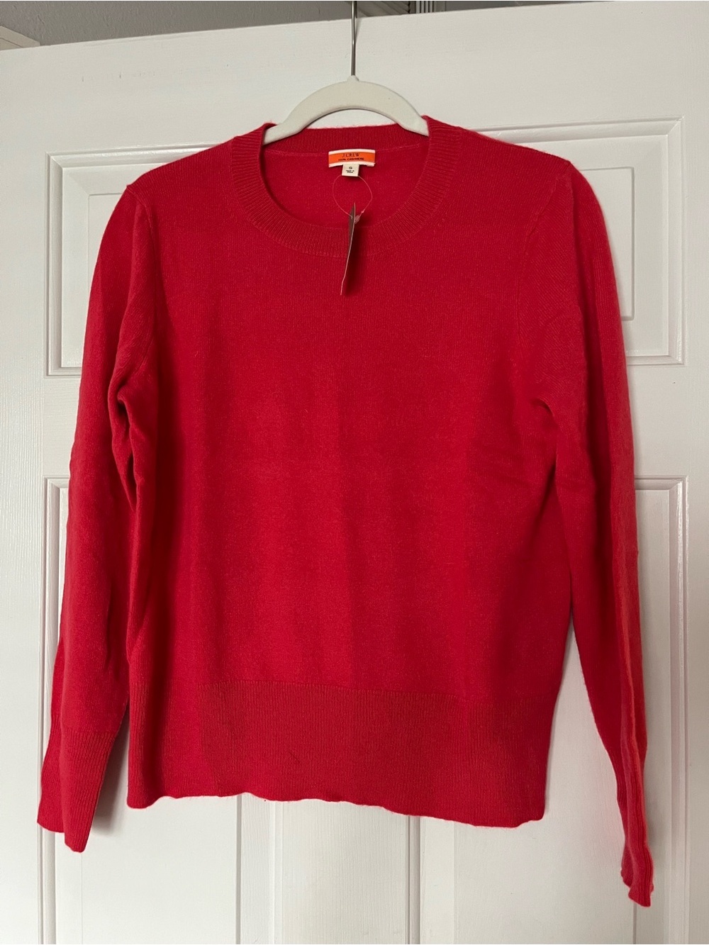 J. Crew Red Crewneck Sweater